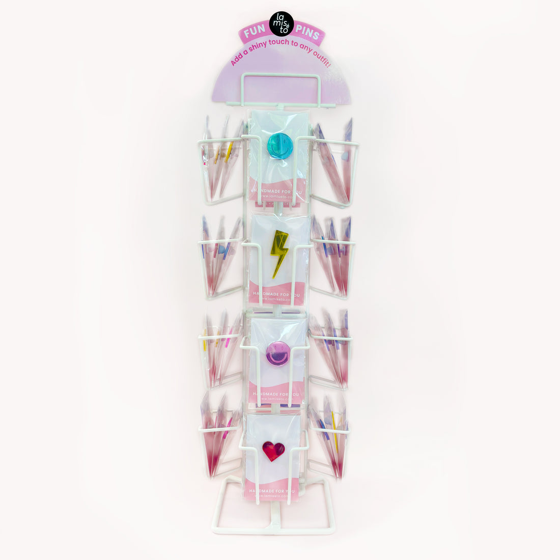 Draaiende pin display