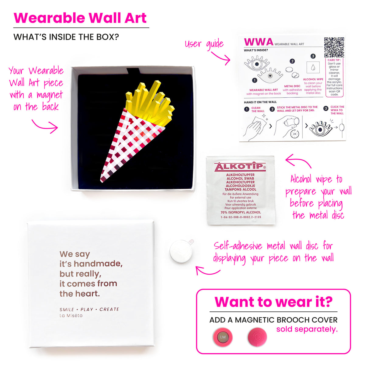 Wearable Wall Art Fries Before Guys