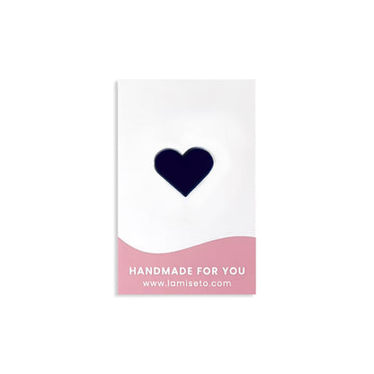 Heart pin