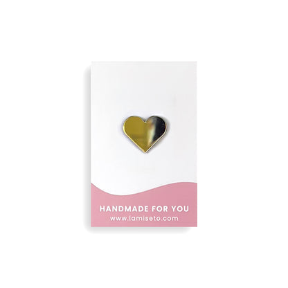 Heart pin