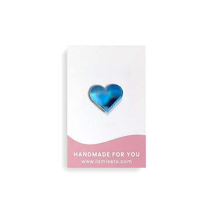 Heart pin
