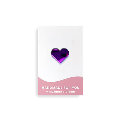 Heart pin
