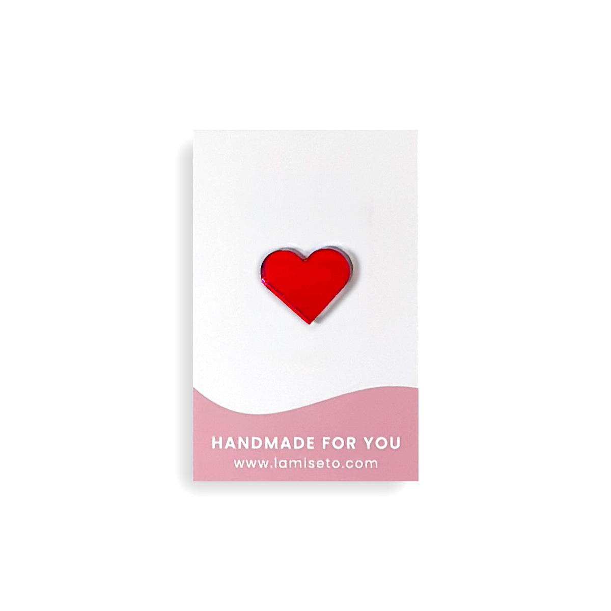 Heart pin