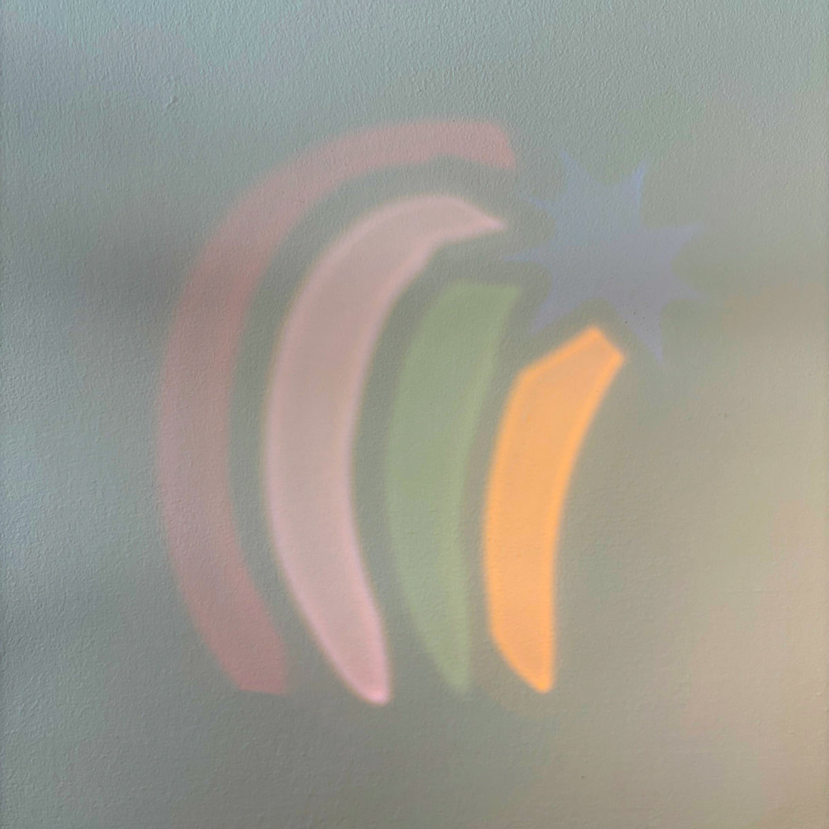 Tragbare Wandkunst Rainbow Star