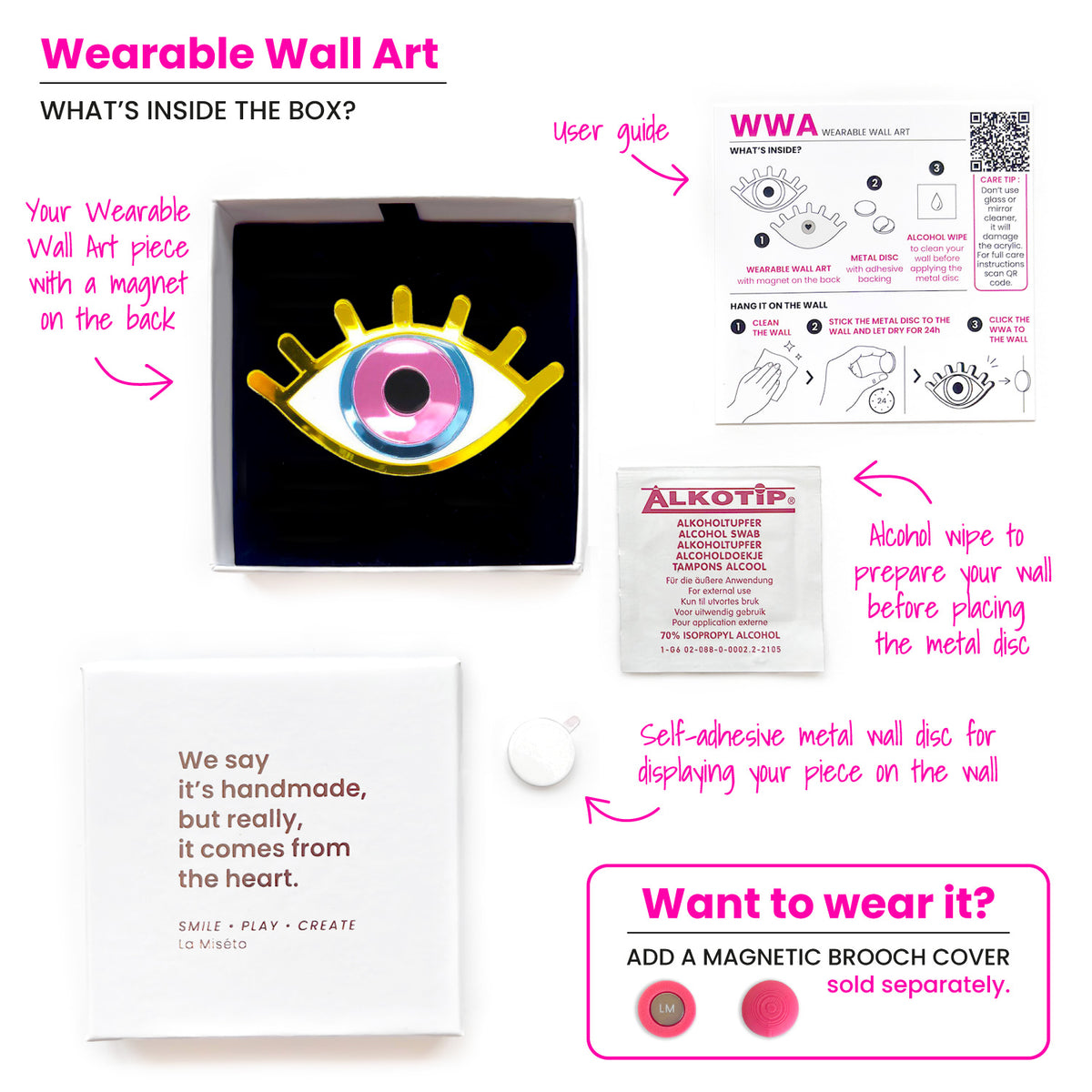 Wearable Wall Art Eye See You