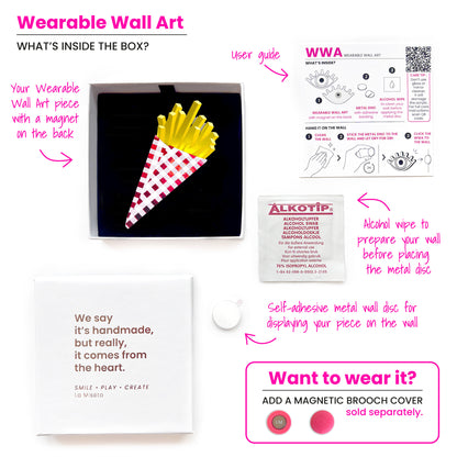 Wearable Wall Art Fries Before Guys