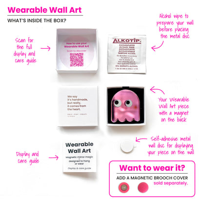 Wearable Wall Art Game Ghost