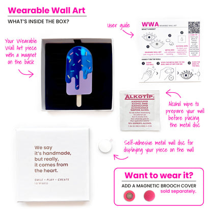 Wearable Wall Art Ice Ice