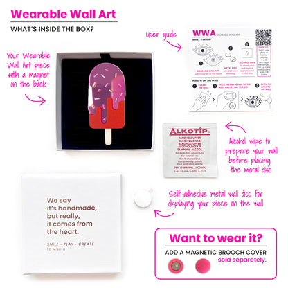 Wearable Wall Art Ice Ice