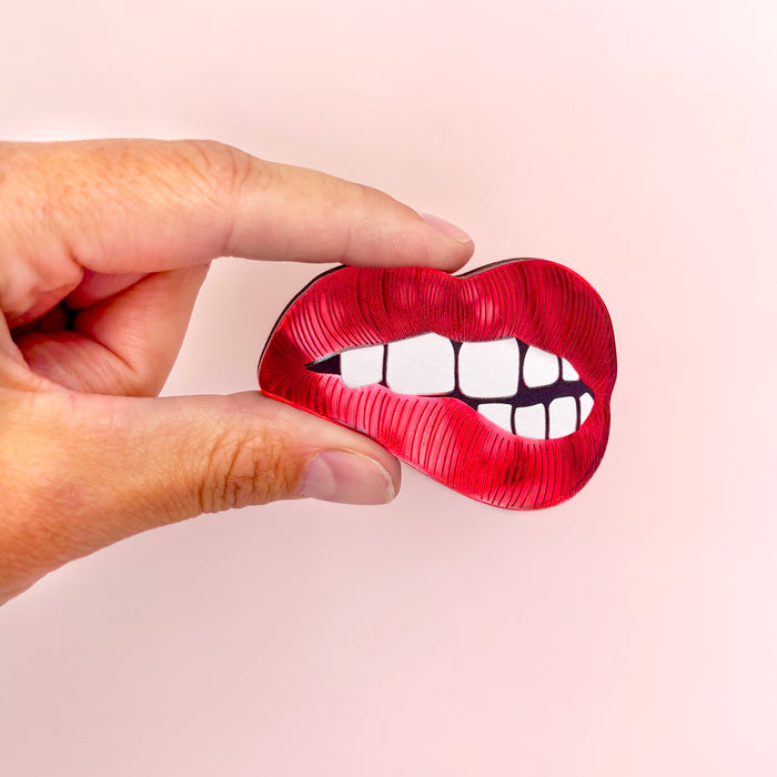 Wearable Wall Art – Bite Me  