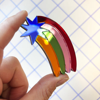 Tragbare Wandkunst Rainbow Star