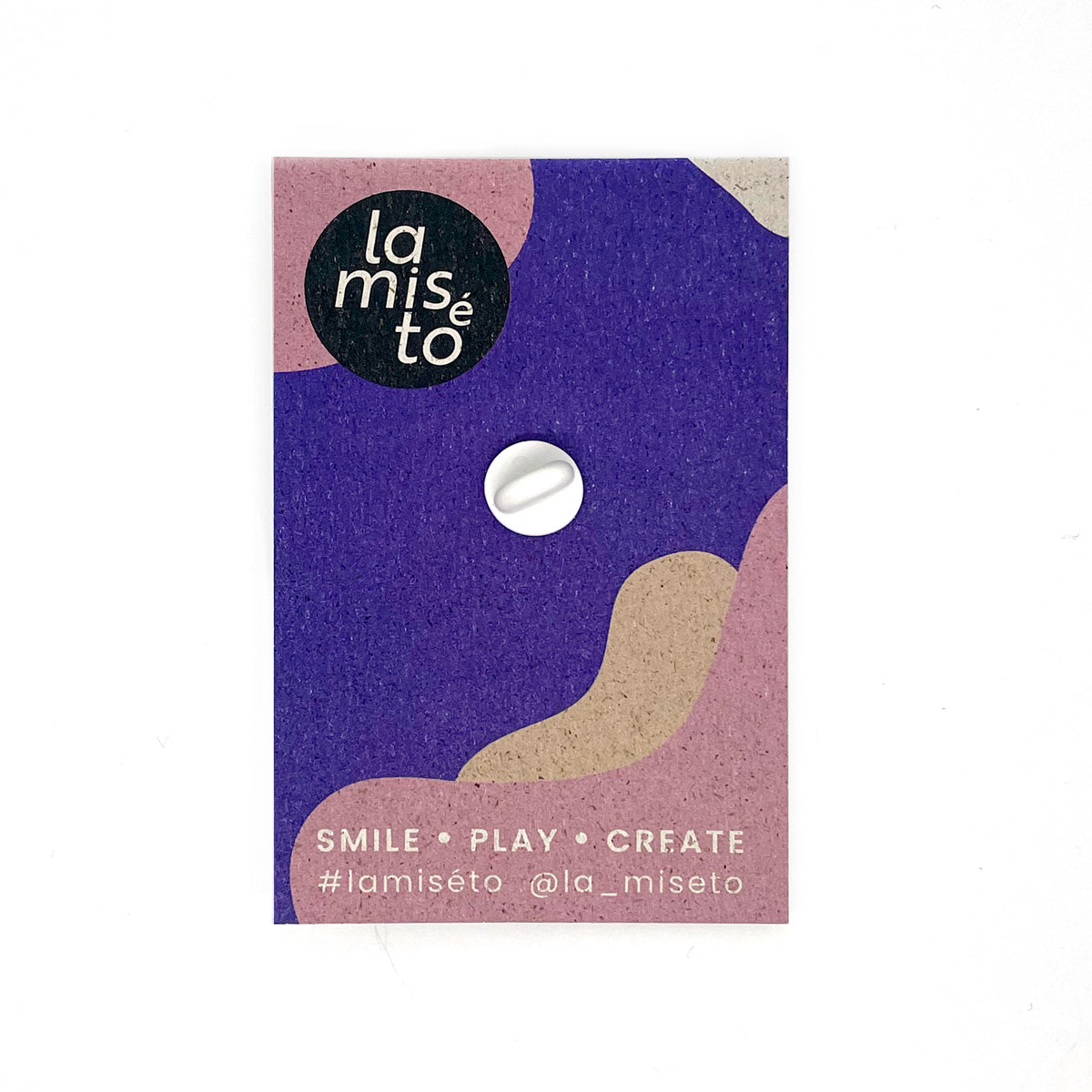 Smiley brooch