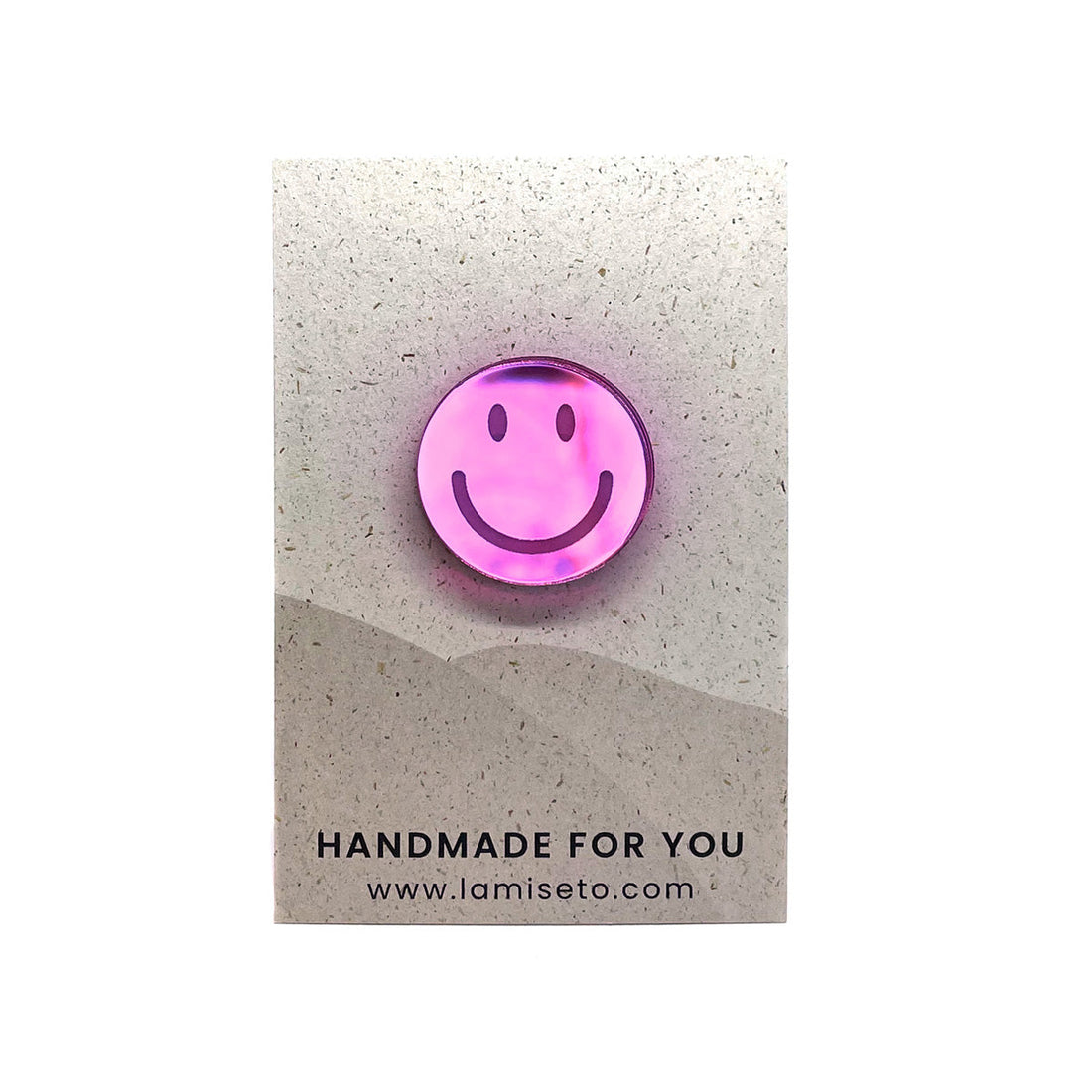 Smiley pin